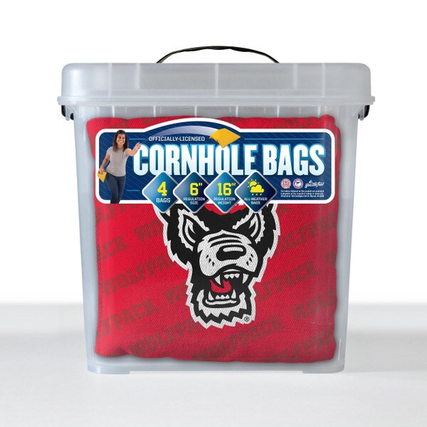 Red Cornhole Bags 4 Pack